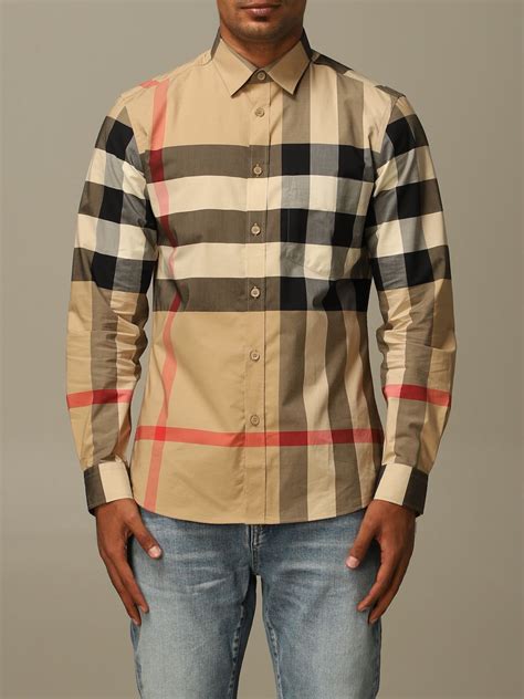 men's burberry shirts|designer shirt burberry for men.